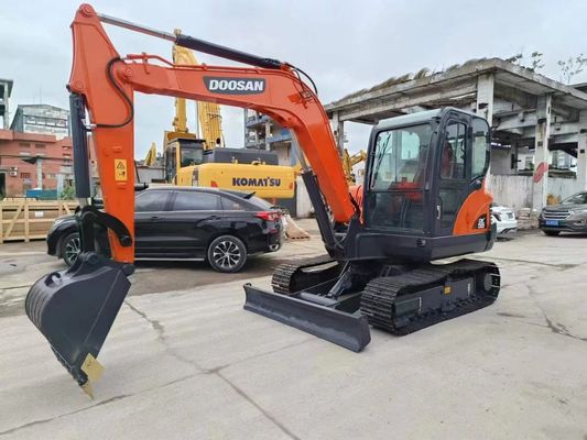 Factory Farm Hydraulic Second Hand Doosan DX55 Excavator Used Machinery