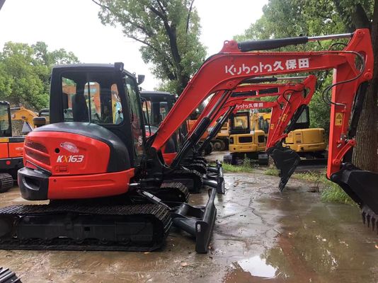 Used Kubota 163 Mini Excavator Hydraulic Crawler Excavator Original Engine