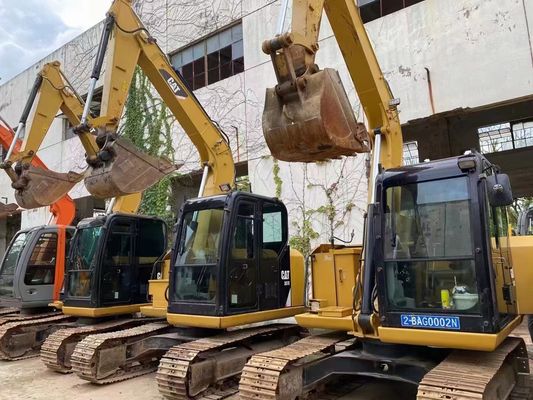 Used Cat Excavator 307E Tier 2 Emission Standards Low Fuel Consumption