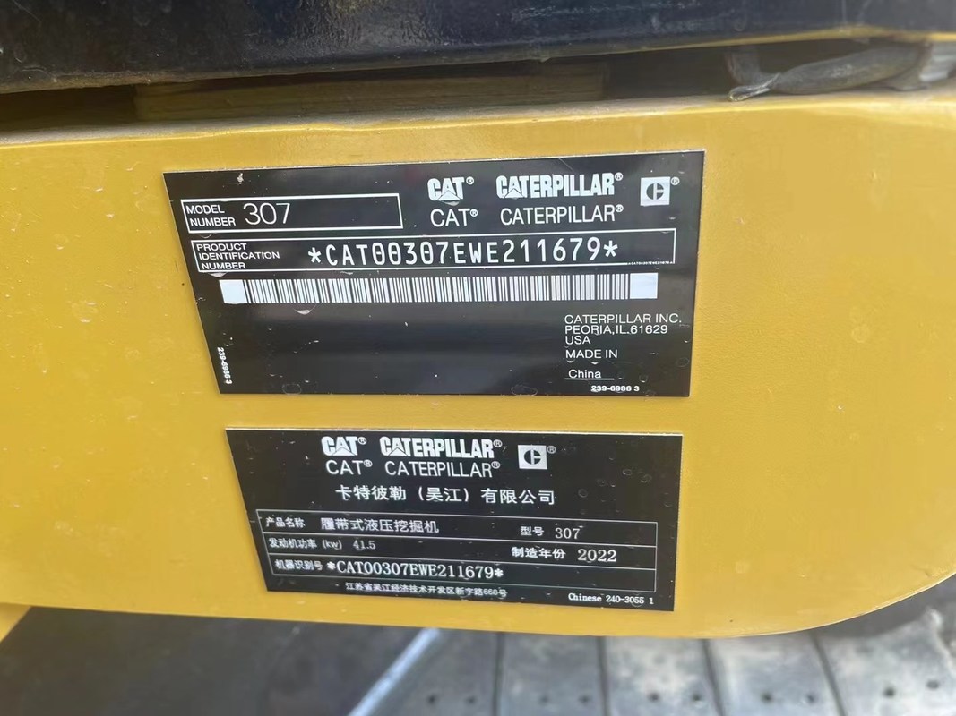 Export van gebruikte Cat graafmachine Cat 307D in goede staat, allemaal voor een betere prijs