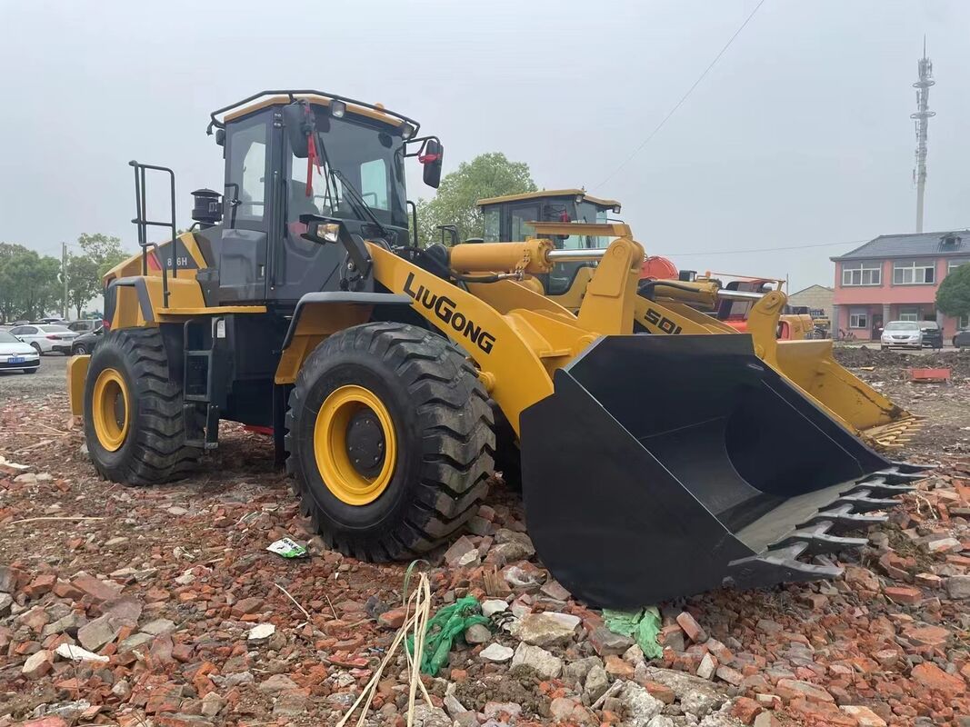 Second-hand Liugong 856 856H CLG856H Front Loader 5 Tons of China's Large Articulated Wheel Loader