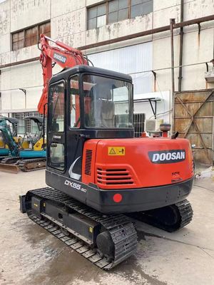 Fabriek Boerderij Hydraulische tweedehands Doosan DX55 graafmachine 5,55 Ton