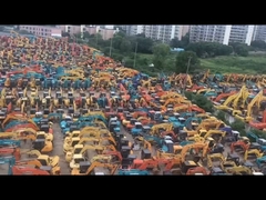 Uitstalling van enkele graafmachines van Shanghai Jiaming Company